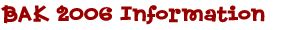 2006 Registration Information