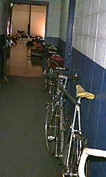 Bikes in Hall