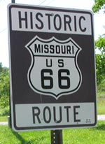 Route 66 sign