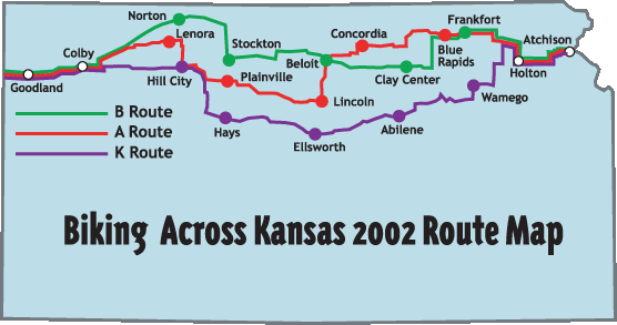 BAK 2002 Route Map