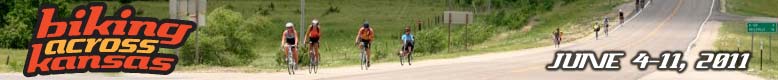 Biking Across Kansas 2009, June 6-13